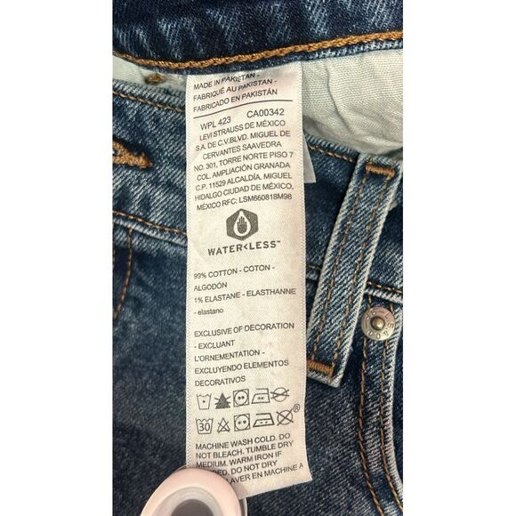 Signature Levi Strauss  Men's  Loose Straight Flex Stretch Jeans Size 40 X‎ 32 - Picture 9 of 10